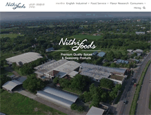 Tablet Screenshot of nithifoods.co.th